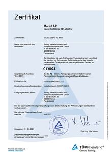 Rattay_Metall-Modul_A2-Certificate-D